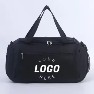 Custom Sublimation Print Waterproof Nylon Canvas Sport Travel Basketball Soccer Yoga Gym Tennis Shoulder Tote Duffle Bag Women