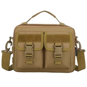 Custom Tactical Fashion Waterproof Messenger Bag Unisex Multi-function Nylon Zipper Cross-Body Strap Large Capacity Handbag USB