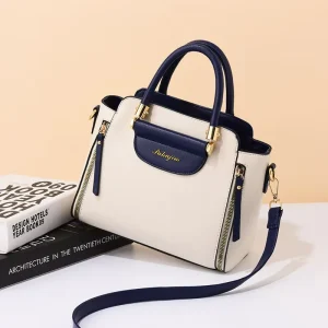 Custom Tote Bag New Fashion Contrast Handbag Large Capacity Single Shoulder Messenger Bag for Women