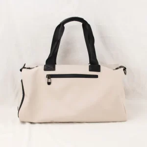 Custom Unisex Casual Large Capacity Fitness Travel Bag Water Resistant PU Portable Adjustable Strap for Yoga Basketball