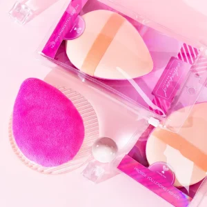 Custom Velvet Beauty Puff Colorful Non-latex Sponge Beauty Tools