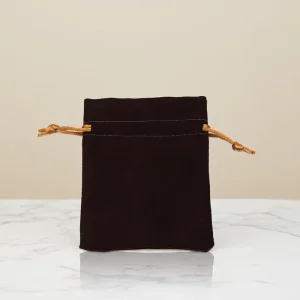 Custom Velvet Gift Pouch Jewelry Drawstring Bag