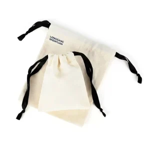 Custom Water Resistant Reusable Cotton Canvas Drawstring Bag With Small Size And Custom Logo For Gift Packaging Dust Bag