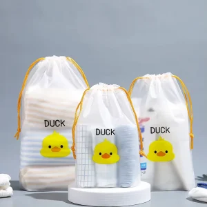 Custom Waterproof Drawstring String Bag for Travel Storage Drawstring Plastic Bags