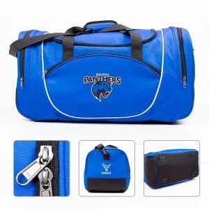 Custom Waterproof Football Tote Bags Sublimation Print Logo Large Capacity Outdoor Travel Sports Soccer Luggage Bag
