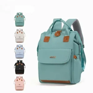Custom Waterproof Large Capacity Travel Baby Diaper Bag Nappy Bag Mom Backpack Multifunctional Baby Mommy Backpack