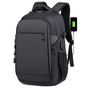 Custom Waterproof USB Men’s Computer Student Bag New Business School Office Laptop Backpacks