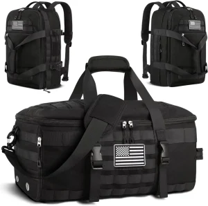Custom Weekender Overnight 3 in 1 Carry on Bag Travel Backpack Tactical Duffle Gym Bag Backpack