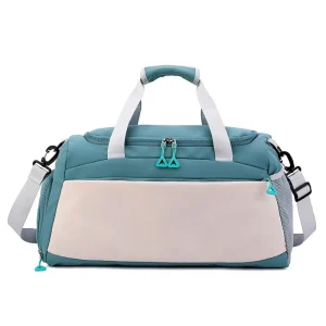 Custom Weekender Small Fitness Workout Sports Duffle Gym Bag for Men Women with Wet Pocket Shoes Compartment
