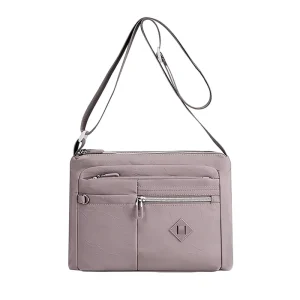 Custom Women’s Crossbody Shoulder Bag Nylon Polyester Lining Zipper Closure Large Capacity All-match Commuter Fashion Simple