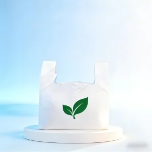 Custom logo Disposable Plastic T shirt Bags Shopping Plastic Vest Bags