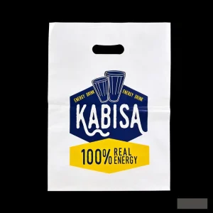 Customizable Biodegradable Side Gusset Die Cut Handle Bags with Gravure Printing and Custom Logo for Supermarket Shopping