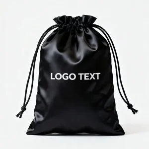 Customizable Dustproof Satin Drawstring Pouches Eco Friendly Water Resistant Silk Screen Logo Jewelry Storage Dust Bags
