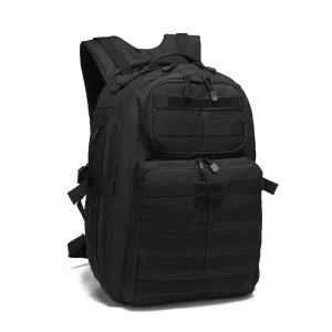 Customizable Hunting Gym Backpack Bag with Molle System 45L Capacity Hiking Rucksack Tactical Backpack