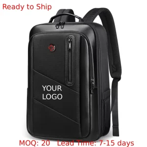 Customizable Low MOQ 20PCS Expandable Travel Backpack 32L With Water Bottle Pocket for Corporate Gifts Fast Shipping