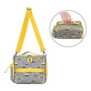 Customizable Reusable Eco Friendly Student Kid Lunch Bag Picnic Bag Insulated Thermal Lunch Tote Oxford Material Hot Cold Meals