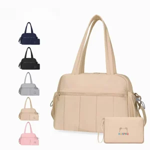 Customizable Waterproof Big Capacity Travel High Grade Baby Diaper Bag Mom Tote