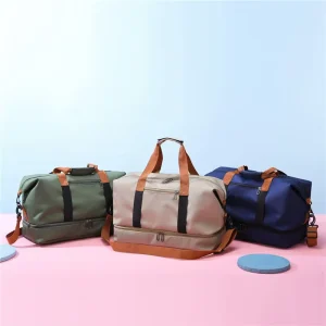 Customize Luggage Bag Travel Large Capacity Casual Travel Bag Can Be Set with Trolley Case and Shoe Compartment