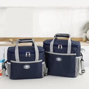Customize Portable Handheld Insulated Lunch Bag 8L Large Capacity Waterproof Thickened Outdoor Picnic Cooler Bag for Adults