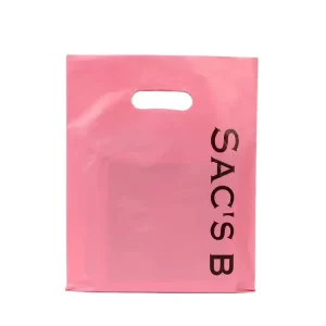 Customized Die Cut Plastic LDPE HDPE PE Logo Print Carrier Gift Retail Carry Shopping Bags