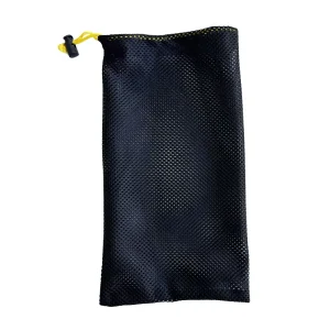 Customized Eco Friendly Recyclable Washable Durable Breathable Portable Polyester Mesh Drawstring Sports Equipment Bag Travel