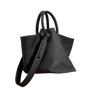 Customized Genuine Leather Lady Fashion Single Strap Portable Shoulder Bag with Hasps Closure All Seasons Use