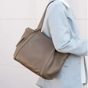 Customized Genuine Leather Women’s Shoulder Bags Tote Bags Casual Fashion High Quality Cowhide Large Bags for Wome
