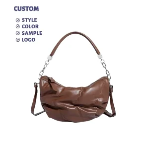 Customized High Quality Women’s Leather Crossbody Handbag Single Shoulder Bag Adjustable Strap Waterproof Fashion