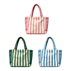 Customized LOGO Large Capacity HandBags For Women Ladies Terry Toweling Tote Bag Beach Handbags Shoulder Bag