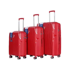 Customized Large Aluminum Suitcase Set PP Handle Travel Suitcase for Both Men and Women