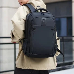 Customized Large Capacity Waterproof Laptop Backpack Air Cushion Belt for Office Travel Durable Business Daily Computer