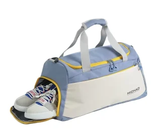Customized Logo Oxford Durable Waterproof Kids Students Sports Holdall School Training Kit Storage Bag Duffel Bag for PE Class