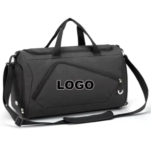 Customized Logo Polyester Unisex Outdoor Sports Travel Bag Large Capacity Soccer Training Waterproof Gym Fitness