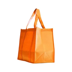 Customized Logo Woven Shopping Bags Non Woven Grocery Shoulder Bag Shopping Bag Supermarket Non Woven