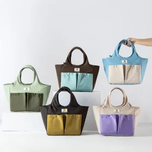 Customized Lunch Bag Enlarged Practical Food Bag Plain Design for Casual Style