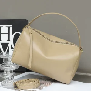 Customized New Retro Genuine Leather Handbag Fashionable Luxury Designer Shoulder Bag Large Capacity Crossbody Bag