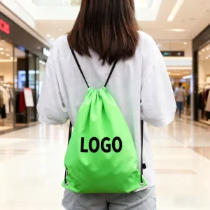 Customized Polyester Drawstring Bag Sports Waterproof Oxford Cloth Drawstring Pocket Draw String Sports PE Bag
