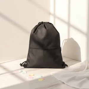 Customized Screen Print Oxford Cloth Drawstring Bag Training Bag Drawstring Zipper Bag Fitness Outdoor Backpack