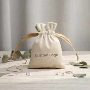 Customized Small Velvet Dust Drawstring Bag Jewelry Bag with Custom Logo Recyclable Storage Bag for Jewelry Pouch