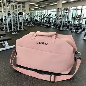 Customized logo Casual Yoga Fitness Gym Bag Large capacity Couple Diagonal Cross Sports Waterproof Nylon Lightweight Durable