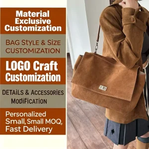 Customized logo Frosted Cowhide Tote Bag Genuine Leather Shoulder Bag Large Capacity Crossbody Bag