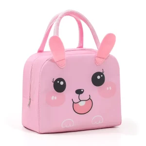 Cute Animal Boys Girls Large Capacity Pinic Food Storage Cooler Bag Thermal Insulated Bento Lunch Bag for School Kids
