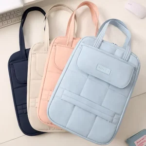 Cute Portable Tablet Bag Shoulder Slung Ladies’ Casual Bag 15-inch Notebook Handbag Custom Quilted Refurbished Laptops
