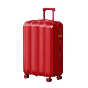 Design ABS PP Spinner Wheeled Trolley Suitcase with Lock Multi Functional Carry Travel Unisex Outdoor Luggage