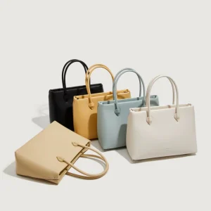 Designer Bag High Quality Tote Pu Leather Womens Handbag Luxury Brand Simple and Lightweight Ladies Zipper Shoulder Bag