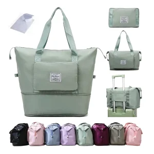Designer Foldable Travel Storage Bag Nylon Cloth Waterproof Gym Sport Duffle Bag for Men Travel Weekend