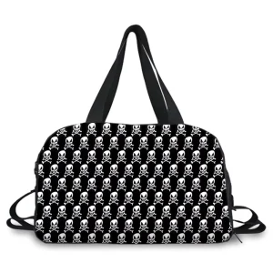 Designer Large Canvas Duffle Bag Removable Strap Polyester Lining Anti Theft Durable 20 30L Capacity for Gym Basketball Sport