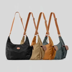 Designer Nylon Messenger Bag Unisex Lightweight Large Capacity Travel Office Commutes Shoulder Bag Custom