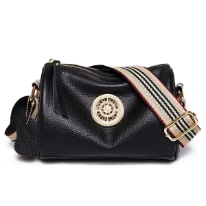 Designer Shoulder Bags Women Wide Shoulder Strap Crossbody Bag Genuine Leather Women’s Messenger Bags