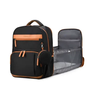 Diaper Bag Backpack with Changing Station Multifunctional Mommy Backpack with Insulated Pockets Waterproof Travel Baby Bag